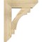 Ekena Millwork Merced Slat Rough Sawn Bracket w/ Offset Brace, Douglas Fir, 6"W x 18"D x 22"H BKT0604X18X22MRC06RDF - alternate 3